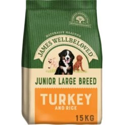 James Wellbeloved Gluten-free Large Junior Dry Dog Food - Turkey & Rice -ROYAL CANIN Shop I0042179