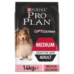 Purina Pro Plan OptiDerma Sensitive Skin Medium Adult Dry Dog Food - Salmon -ROYAL CANIN Shop I9127284