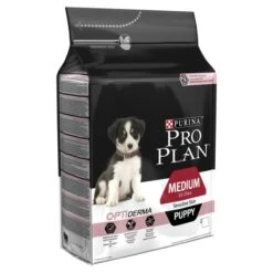 Purina Pro Plan OptiDerma Sensitive Skin Medium Puppy Dry Dog Food - Salmon