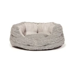 Danish Design Bobble Deluxe Slumber Dog Bed - Pewter