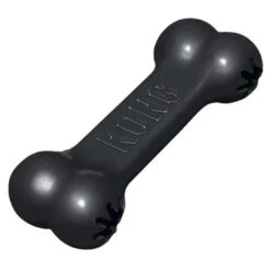 KONG Extreme Goodie Bone Chew Dog Toy - Black