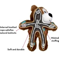 KONG Wild Knots Bear Dog Toy - Assorted