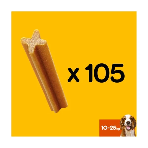 Pedigree Dentastix Daily Oral Care Medium Adult Dental Dog Treats 6 Pedigree Dentastix Daily Oral Care Medium Adult Dental Dog Treats - Image 6