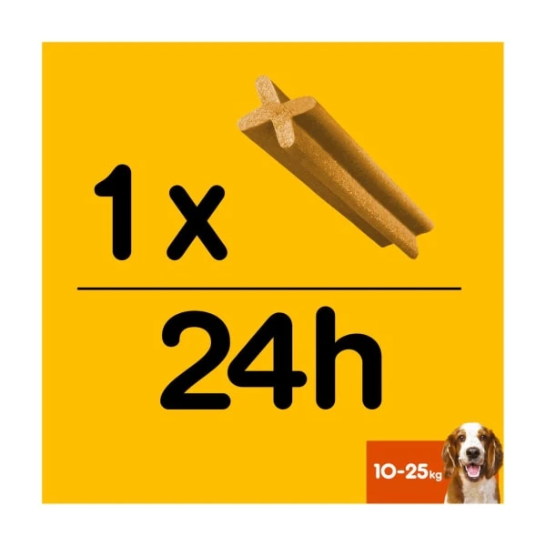 Pedigree Dentastix Daily Oral Care Medium Adult Dental Dog Treats 5 Pedigree Dentastix Daily Oral Care Medium Adult Dental Dog Treats - Image 5