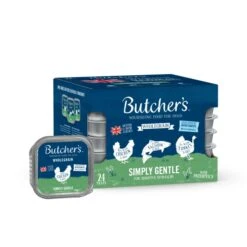 Butcher's Wholegrain Simply Gentle Adult Wet Dog Food In Tray - Chicken, Salmon & Turkey