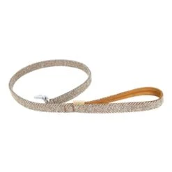 Earthbound Handcrafted Dog Lead - Tweed Herringbone