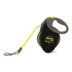 Flexi Neon Dog Giant Tape Lead - BlackFlexi Neon Dog Giant Tape Lead - Black