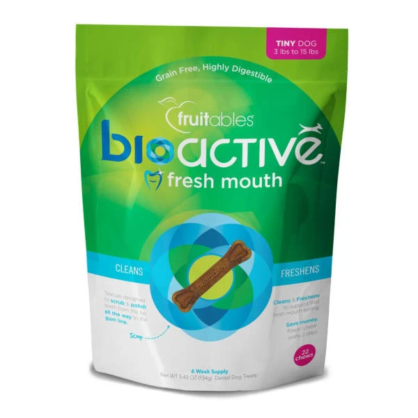 Fruitables Bioactive Fresh Mouth Dental Chew For Tiny Dog 2 Fruitables Bioactive Fresh Mouth Dental Chew For Tiny Dog - Image 2