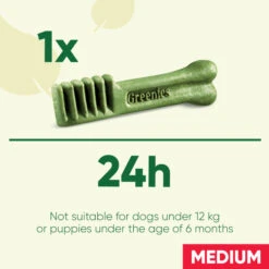 Greenies Dental Chew Medium Adult Dog Treats