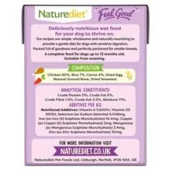 Naturediet Feel Good Gluten-free Puppy Wet Dog Food - Chicken & Veg -ROYAL CANIN Shop I9522012 en 02