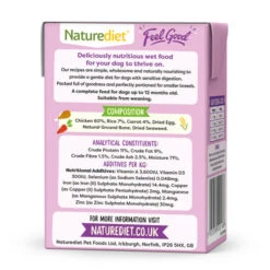 Naturediet Feel Good Gluten-free Puppy Wet Dog Food - Chicken & Veg