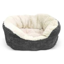 Rosewood 40 Winks Jumbo Cord Dog Bed - Grey -ROYAL CANIN Shop I9522445