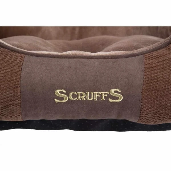 Scruffs Chester Box Dog Bed - Chocolate Brown 2 Scruffs Chester Box Dog Bed - Chocolate Brown - Image 2