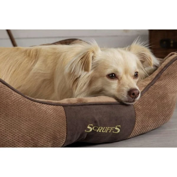 Scruffs Chester Box Dog Bed - Chocolate Brown 1 Scruffs Chester Box Dog Bed - Chocolate Brown