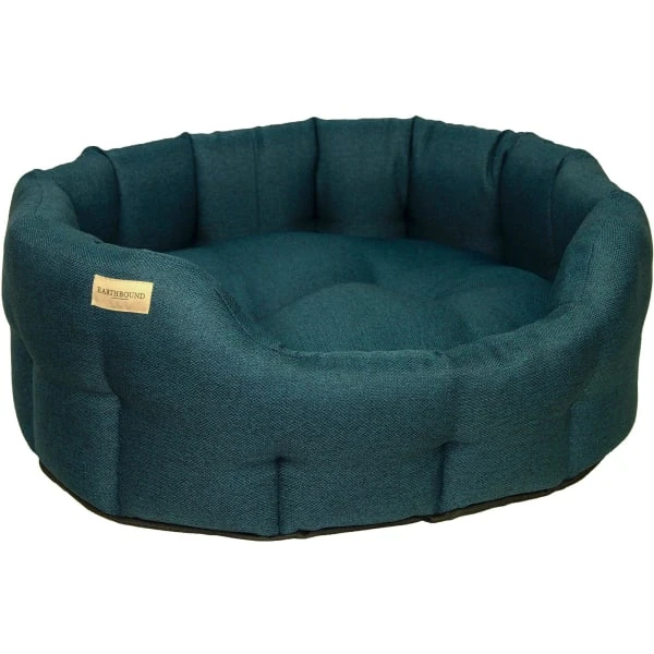 Earthbound Classic Morland Dog Bed - Breton Blue 2 Earthbound Classic Morland Dog Bed - Breton Blue - Image 2