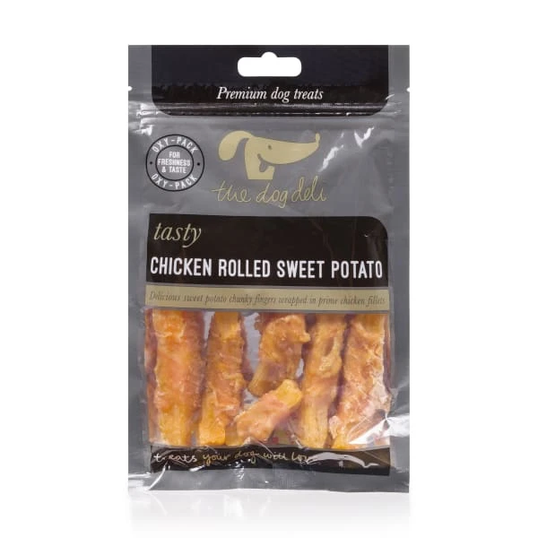 Petface The Dog Deli Rolled Premium Dog Treats - Chicken & Sweet Potato 2 Petface The Dog Deli Rolled Premium Dog Treats - Chicken & Sweet Potato - Image 2