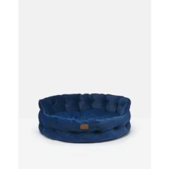 Joules Chesterfield Dog Bed - Navy -ROYAL CANIN Shop I9637396