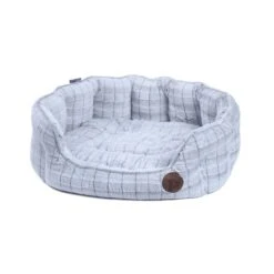 Petface White Plush Oval Medium Dog Bed -ROYAL CANIN Shop I9647285