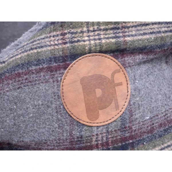 Petface Tweed Oval Dog Bed - Grey 1 Petface Tweed Oval Dog Bed - Grey