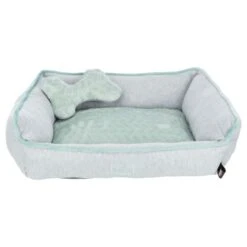 Trixie Junior Dog Bed - Light Grey/Mint -ROYAL CANIN Shop I9658331