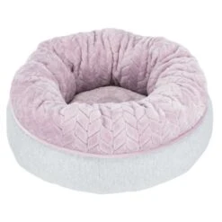 Trixie Junior Round Dog Bed - Light Grey/Light Lilac -ROYAL CANIN Shop I9658332