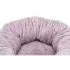 Trixie Junior Round Dog Bed - Light Grey/Light Lilac