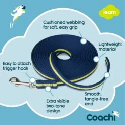 Coachi Training Line For Dogs - Navy & Lime -ROYAL CANIN Shop I9659286 en 05