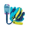 Coachi Tuggi Spider Toy For Dogs - Navy, Lime & Light Blue