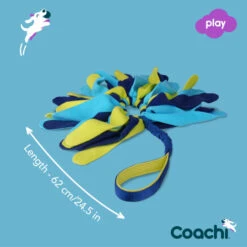 Coachi Tuggi Spider Toy For Dogs - Navy, Lime & Light Blue -ROYAL CANIN Shop I9659292 en 06